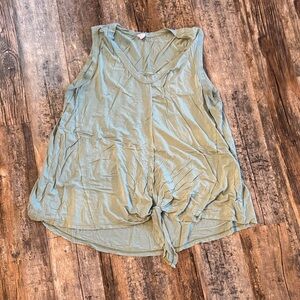 Elegant Sleeveless Top in Sage Green
